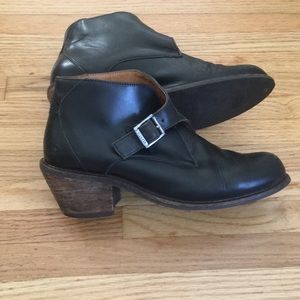 Fluevog Stacked Ankle Boots